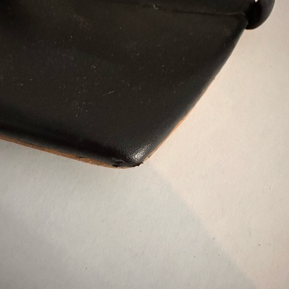 Cult Gaia Black Liz Leather Strappy Slide Women’s Sandals Bamboo Heel Size 39 9 - Picture 6 of 9